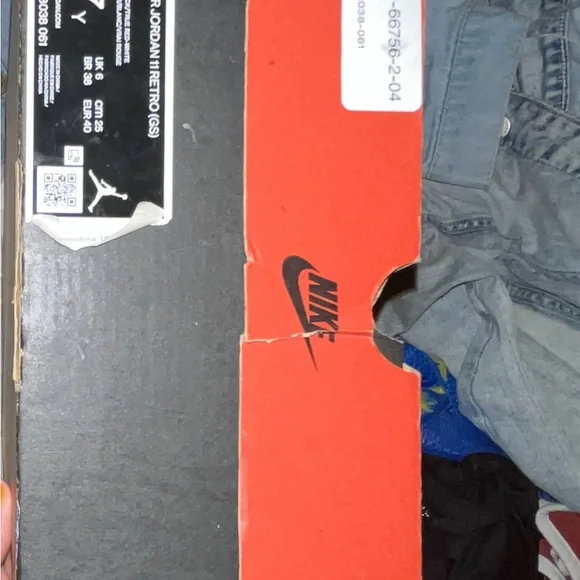 Nike Black and Gray Sneakers with Padded Collar and Air Unit